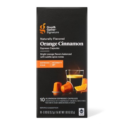 Orange Cinnamon Espresso Capsules - 1.83oz - Good & Gather™