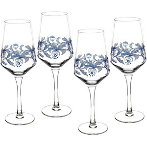 Spode Blue Italian Wine Glasses, 16 oz, Set of 4 - 1 of 4