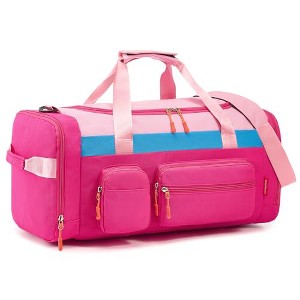 Generic Kids Duffle Bag for Boys or Girls,Weekender Overnight Bag with - 1 of 4