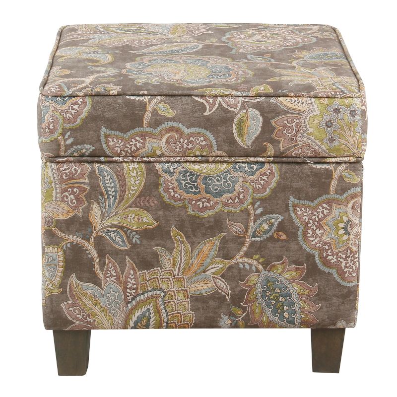 Cole Classics Square Storage Ottoman with Lift Off Top - HomePop, 1 of 13