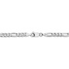 Black Bow Jewelry 4mm, 14k White Gold, Flat Figaro Chain Bracelet - 3 of 4