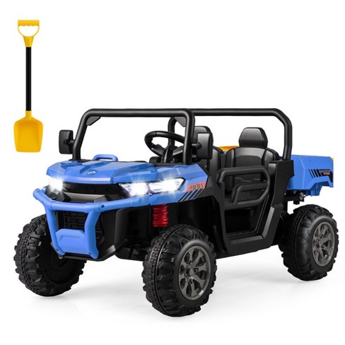 COSTWAY 12V Kids Electric Ride on Car, Battery Powered Truck with