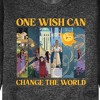 Men's - Disney - One Wish Can Change The World Graphic Fleece Sweatshirt - 2 of 4