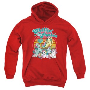 Boys’ My Little Pony Retro Chillin With My Ponies Hooded Sweatshirt - 1 of 4