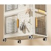 Hrinhom 51.6"H 4-Tier Rolling Storage bookcase with Wheels - 4 of 4