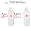 Big Dot of Happiness Pink Flamingo - Party Like a Pineapple - Tropical Summer Party Water Bottle Sticker Labels - Set of 20 - 2 of 4