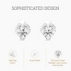 Gilded Lab-Grown Diamond Stud Earrings for Women | 925 Sterling Silver Studs and 14KT Gold 925 Plated Silver | Hypoallergenic Fine Jewelry - 2 of 4