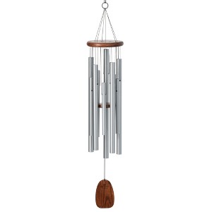 Woodstock Wind Chimes Signature Collection  Magical Mystery Chimes Silver Wind Chime - 1 of 4