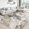 homfan Runner Rug Machine Washable Kitchen Runner Rugs Soft Low Pile Modern Abstract Floor Rug Marble Carpet Runners for Hallway Entryway Bedside - 4 of 4