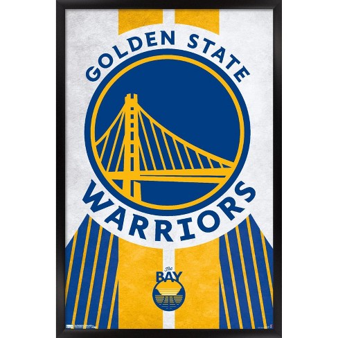 Trends International Nba Golden State Warriors Logo 19 19 Unframed Wall Poster Print Target