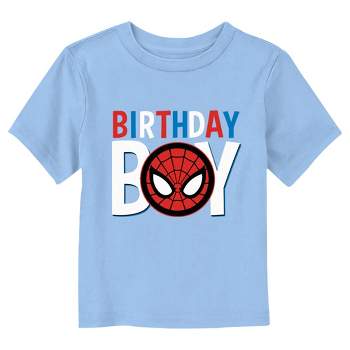 Marvel Birthday Boy Spider-Man Logo T-Shirt