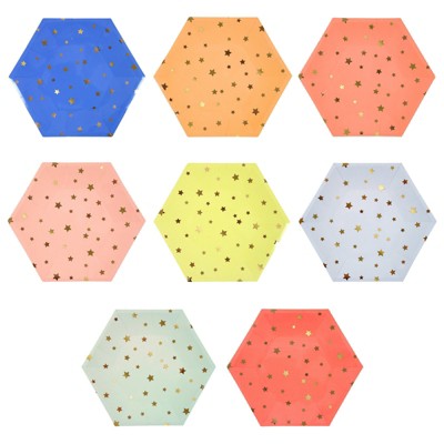 Meri Meri Jazzy Star Confetti Large Plates