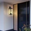 DOMETOUR 1-Pack 22.0' Outdoor Wall Lantern, Matte Black, Dusk to Dawn Sensor, Clear Glass, Weatherproof, 2-Light Design (Bulb Not Included) - 4 of 4