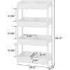 Tribesigns 4-tier Wood Utility Storage Shelves - 3 of 4