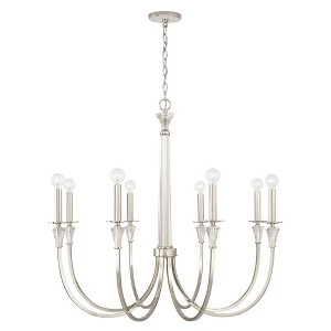Capital Lighting Laurent 8 - Light Chandelier in  Polished Nickel - 1 of 4