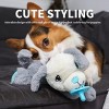 Pups- Dog Toys - Puppy Soothing Heartbeat Warm Bear Comfort Dog Sleep Aid Plush Toy - Pacifier Buddy - White - 4 of 4