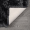 "Cozy Collection" Ultra Soft Fluffy Faux Fur Sheepskin Area Rug - 3 of 4