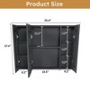 NicBex Wall Mounted Bathroom Storage Cabine,Medicine Cabinet with Mirror and  LED Light for Bathroom - 3 of 4