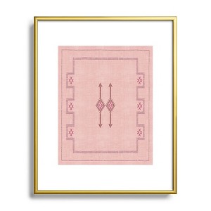 Becky Bailey Bungalow Kilim Metal Framed Art Print - Deny Designs - 1 of 4