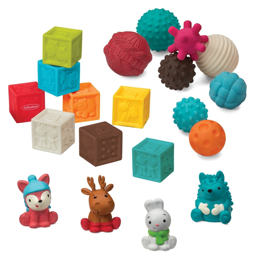 UPC 773554162929 Infantino Go GaGa Balls Blocks Buddies Gift Set upcitemdb