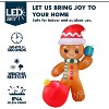 Joyfy 8 FT Christmas Inflatable Outdoor Decorations, Gingerbread Man with Gift Box Inflatable with Built-in LEDs for Xmas Indoor Outdoor Yard Décor - 3 of 4