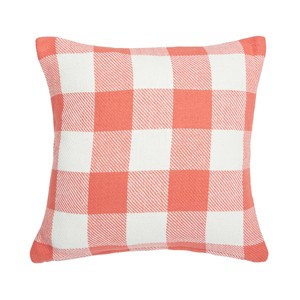 C&F Home 18" x 18" Franklin Coral Woven Throw Pillow - 1 of 4