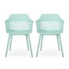 Set of 2 Azalea Dining Chair, Mint-Christopher Knight Home - 3 of 4