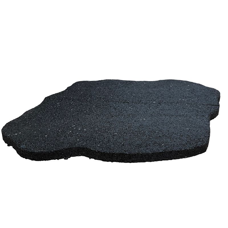 Flexon Rubber Slate Decorative Lawn and Garden Stepping Stones - Set of 3, 1 of 4