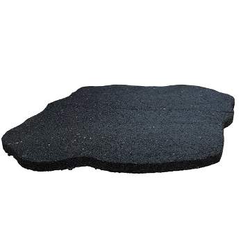 Flexon Rubber Slate Decorative Lawn and Garden Stepping Stones - Set of 3