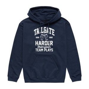 Men's - Instant Message - Football Graphic Fleece Pullover Hoodie - 1 of 4