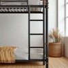 Industrial Metal Bunk Bed with Ladder and Safety Guardrails,Detachable Heavy Duty Bunkbeds for Teens Adults,Space Saving Design,No Box Spring Needed - 3 of 4