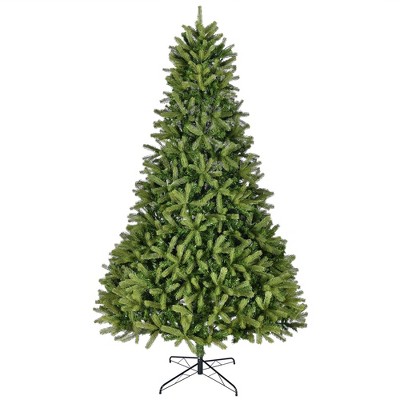 NicBex 9ft Artificial Christmas Tree Hinged Full Tree with 2576 Branch Tips and Metal Stand for Decoration, Green