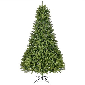 NicBex 9ft Artificial Christmas Tree Hinged Full Tree with 2576 Branch Tips and Metal Stand for Decoration, Green - 1 of 4