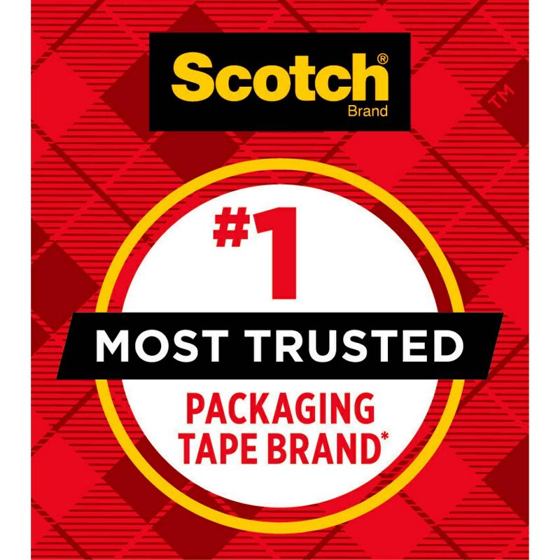 Scotch Shipping Packaging Tape With Dispenser, Heavy Duty, 1.88&#34; x 54.6yds, 5 of 18