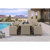 PURPLE LEAF Patio Dining Furniture Set Modern Outdoor Furniture Set Aluminum Dining Table and Chairs - 3 of 4