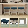 WestinTrends 24" Upholstered Saddle Seat Counter Stool - 4 of 4