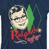 A Christmas Tee Ralphie Diamond Portrait Art Crew Neck Short Sleeve Navy Blue Boy's T-shirt - image 2 of 3