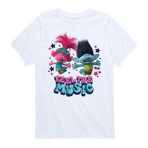 Boys' - Trolls - Band Together Branch and Poppy Short Sleeve Graphic T-Shirt - 1 of 4