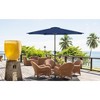 Gulches Navy Blue 120-Inch Patio Umbrella with Crank and Tilt for Versatile Outdoor Use - 4 of 4