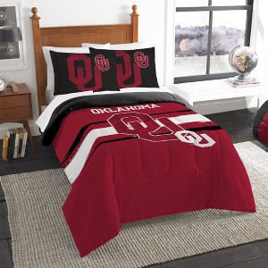NCAA Oklahoma Sooners Comforter & Pillow Sham Set - 1 of 3