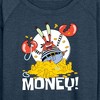 Women's - SpongeBob SquarePants - Mr. Krabs Money Lightweight French Terry Wide Neck Long Sleeve Shirt - 2 of 4