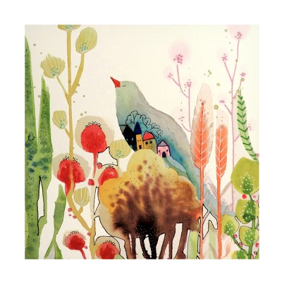 Sylvie Demers 'Ma Maison' Canvas Art