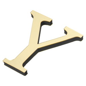 Unique Bargains Self-Adhesive Letter Acrylic Alphabet Mirror Wall Stickers - 1 of 4