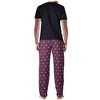 SLEEPHERO Men’s Pajama Set 2 Piece PJ with Crew Neck Tee and Pants - image 2 of 4