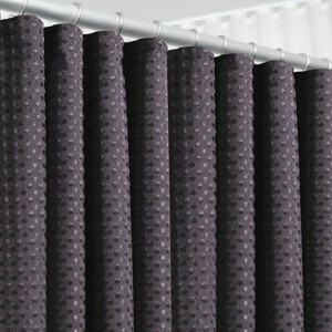 LunaLulinlk Purple Shower Curtain, Waffle Weave Heavy Duty Fabric Shower Curtain - 1 of 4