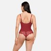 Feelingirl Women's Sculpting Lace Shapewear Bodysuit Thong Shapewear - 3 of 4