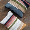 Multicolor Hand Woven 14 x 22 inch Decorative Cotton Throw Pillow Cover With Insert and Hand Embroidered Details - Foreside Home & Garden - 3 of 4