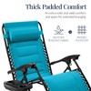 Best Choice Products Oversized Padded Zero Gravity Chair, Folding Outdoor Patio Recliner w/ Side Tray - 4 of 4