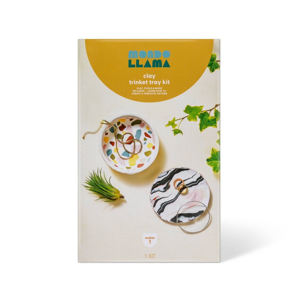 Photos - Accessory Clay Trinket Dish DIY Art Kit - Mondo Llama™