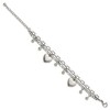 Chisel Stainless Steel Polished Hearts and Beads 7" Multi Chain Bracelet with 2" Extension - 3 of 3
